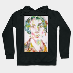 VIRGINIA WOOLF - watercolor portrait .3 Hoodie